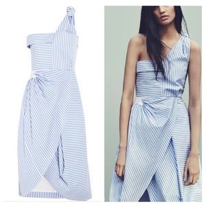 JW. Anderson Asymmetric Striped Dress, s…